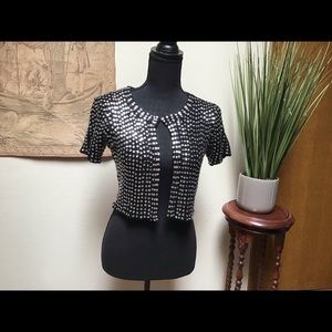 FOEVER 21 Black & Sequence Sweater